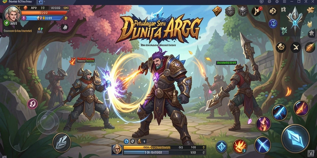 Screenshot menunjukkan aksi pertarungan seru dalam API33.