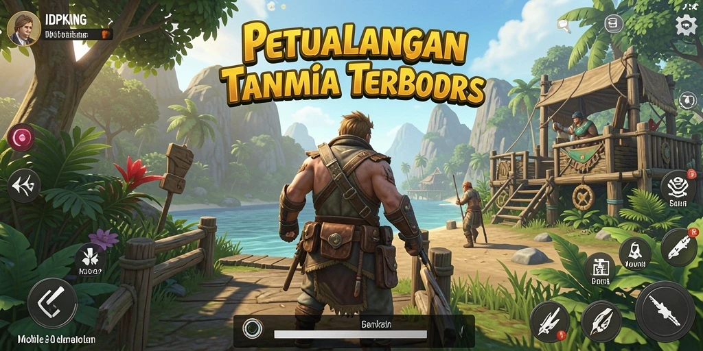Gameplay IDPKING yang mendebarkan di dunia terbuka yang luas.