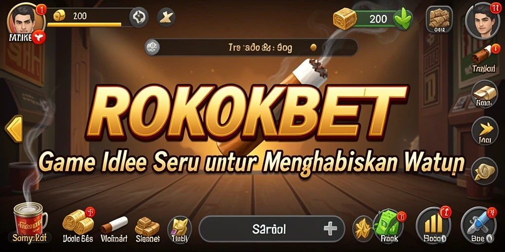 Tampilan gameplay ROKOKBET yang menarik dan interaktif.