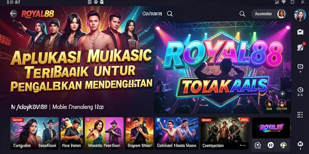 Tampilan menarik dari gameplay Music dalam ROYAL88.